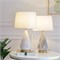 Настольная лампа из натурального мрамора «Carrara White» (Premium Edition) 10047 - Onlainsale HOME