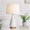 Настольная лампа из натурального мрамора «Carrara White» (Premium Edition) 10047 - Onlainsale HOME