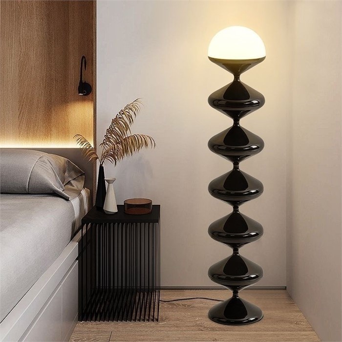 Дизайнерский напольный торшер тотем SUNMORY Metal 10258 - Onlainsale HOME