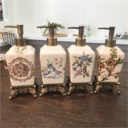 керамический дозатор (диспенсер) для жидкого мыла 10028