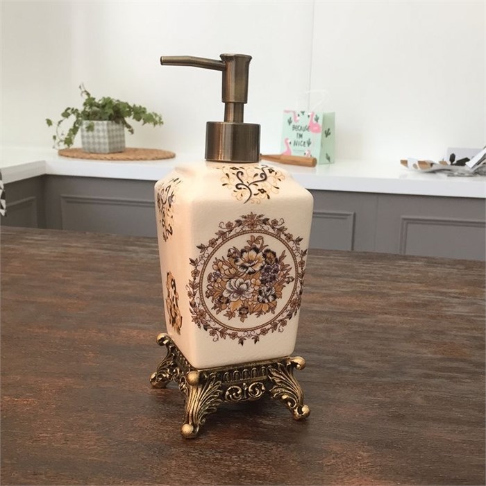 Керамический диспенсер для мыла «Versailles» (Vintage Luxury Edition) 10028 - Onlainsale HOME