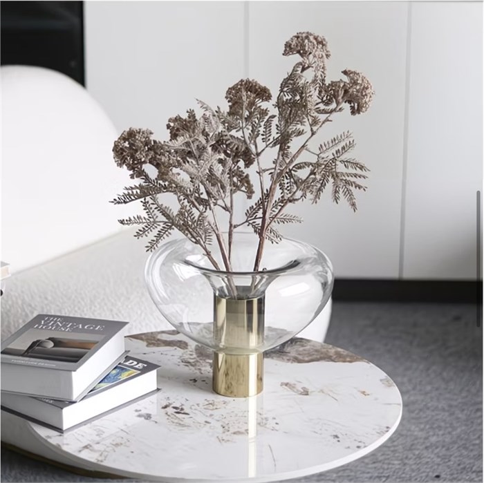Дизайнерская интерьерная ваза «Vortice Glass» 10307 - Onlainsale HOME