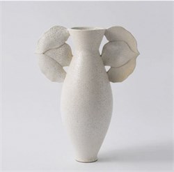 керамическая ваза  Морган Паскулини - белая 10099
