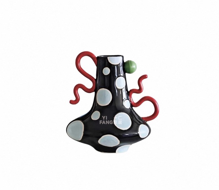 Интерьерная арт-ваза Vetro Artistico «Polka Dot Avangard» (Италия) 10160 - Onlainsale HOME