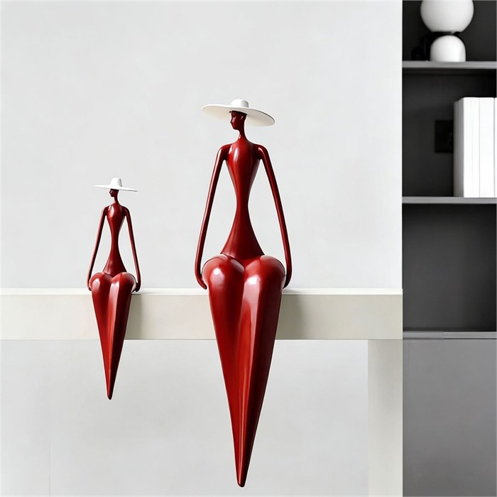 Интерьерная статуэтка «Элегантная леди в шляпе» 10176 - Onlainsale HOME