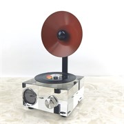 Винтажный хрустальный граммофон 10058