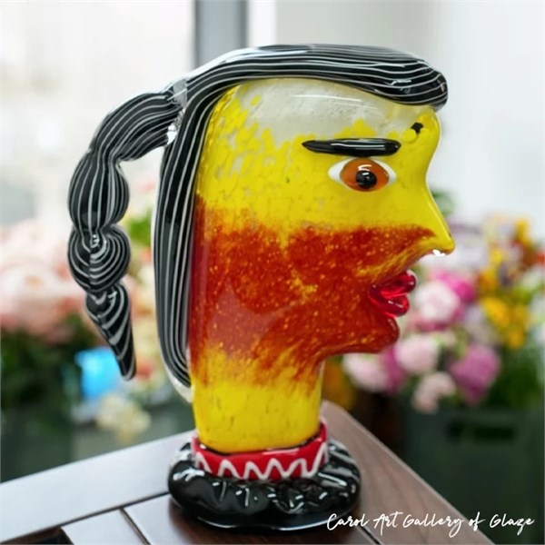 Дизайнерская ваза из муранского стекла Donna Coda кубизм 10133 - Onlainsale HOME