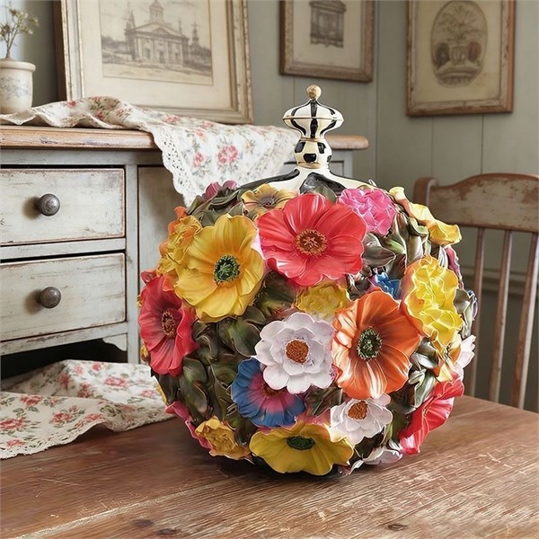 Декоративная фигурка «Тыква Flower Power» MacKenzie-Childs 10178 - Onlainsale HOME