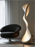 Дизайнерский напольный торшер скульптура Wave LED 10241 - Onlainsale HOME