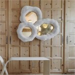 Большое дизайнерское настенное зеркало панно Коралл 10244 - Onlainsale HOME