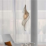 Дизайнерский подвесной светильник из стекла Spiral Amber Mini 10245 - Onlainsale HOME