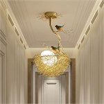 Дизайнерский потолочный светильник Птичье гнездо Knappeschatz 10247 - Onlainsale HOME