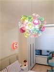 Дизайнерская люстра из цветного стекла Rainbow Bubbles 10251 - Onlainsale HOME