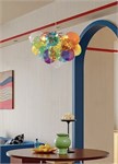 Дизайнерская люстра из цветного стекла Rainbow Bubbles 10251 - Onlainsale HOME