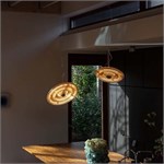 Дизайнерский подвесной светильник из оникса Onyx Disk D65 10253 - Onlainsale HOME