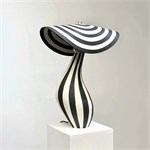 Дизайнерский настольный светильник-скульптура Zebra Wave 10256 - Onlainsale HOME