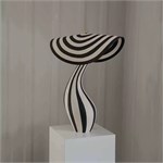 Дизайнерский настольный светильник-скульптура Zebra Wave 10256 - Onlainsale HOME