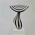 Дизайнерский настольный светильник-скульптура Zebra Wave 10256 - Onlainsale HOME