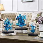 Коллекционные бабочки Морфо под стеклянным куполом клош 10260 - Onlainsale HOME