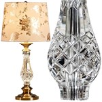 Хрустальная настольная лампа Knappeschatz Gold Blossom 62см 10262 - Onlainsale HOME