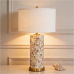 Настольная лампа из перламутра Mother of Pearl 58см 10264 - Onlainsale HOME