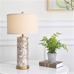 Настольная лампа из перламутра Mother of Pearl 58см 10264 - Onlainsale HOME