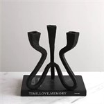Абстрактный подсвечник-канделябр в стиле ваби-саби на 3 свечи 10279 - Onlainsale HOME