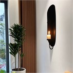 Эксклюзивный настенный подсвечник-бра Muubs Shadow, матовый черный 10280 - Onlainsale HOME