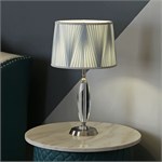 Эксклюзивная настольная лампа Eichholtz Gascogne, хрусталь и шелк 10287 - Onlainsale HOME