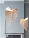 Эксклюзивный дизайнерский подвесной светильник LZF Wave, натуральный шпон 10290 - Onlainsale HOME