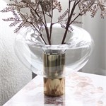 Дизайнерская интерьерная ваза «Vortice Glass» 10307 - Onlainsale HOME