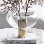 Дизайнерская интерьерная ваза «Vortice Glass» 10307 - Onlainsale HOME