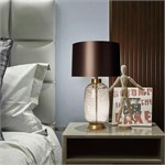 Настольная лампа Ocean Bubble Gold Murano Blue 10038 - Onlainsale HOME