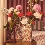 Керамическая ваза-сумка Cath Kidston Red Floral (27 см) 10055 - Onlainsale HOME