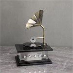 Интерьерная статуэтка «Retro Gramophone» / Коллекционный мини-граммофон в стиле нео-винтаж 10059 - Onlainsale HOME