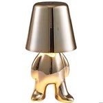Дизайнерский беспроводной светильник Pop Art «Mr. Who» (Mirror Gold Edition) 10094 - Onlainsale HOME