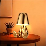 Дизайнерский беспроводной светильник Pop Art «Mr. Who» (Mirror Gold Edition) 10094 - Onlainsale HOME