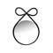 Зеркало Qeeboo Ribbon 10096