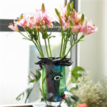 Дизайнерская ваза из муранского стекла Profilo Verde кубизм 10138 - Onlainsale HOME