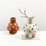 Дизайнерская керамическая ваза «Конфетти» на ножках 10175 - Onlainsale HOME