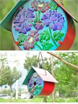 Скворечник декоративный Maison d'Artiste Цветочный домик 10182 - Onlainsale HOME