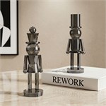 Коллекционные интерьерные фигурки «Щелкунчик» из хрустального стекла (Модели: Король и Королева) 10184 - Onlainsale HOME