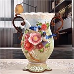 Дизайнерская керамическая ваза с птицами Paradise Birds 10205 - Onlainsale HOME