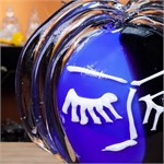 Дизайнерская ваза из муранского стекла Notte Visage кубизм 10137 - Onlainsale HOME