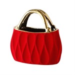 Интерьерная ваза-сумка Vetro Artistico «Prestige Velvet M» (Италия, 20.5 см) 10221 - Onlainsale HOME