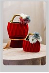 Интерьерная ваза-сумка Vetro Artistico «Prestige Velvet M» (Италия, 20.5 см) 10221 - Onlainsale HOME