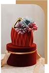 Интерьерная ваза-сумка Vetro Artistico «Prestige Velvet M» (Италия, 20.5 см) 10221 - Onlainsale HOME