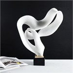 Интерьерная абстрактная скульптура Vetro Artistico «Infinity White» 10224 - Onlainsale HOME