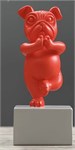 Набор дизайнерских статуэток Pop Art «Йога-Бульдоги» (Yedwo Premium Edition)-желтая 10025 - Onlainsale HOME