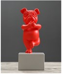 Набор дизайнерских статуэток Pop Art «Йога-Бульдоги» (Yedwo Premium Edition)-желтая 10025 - Onlainsale HOME